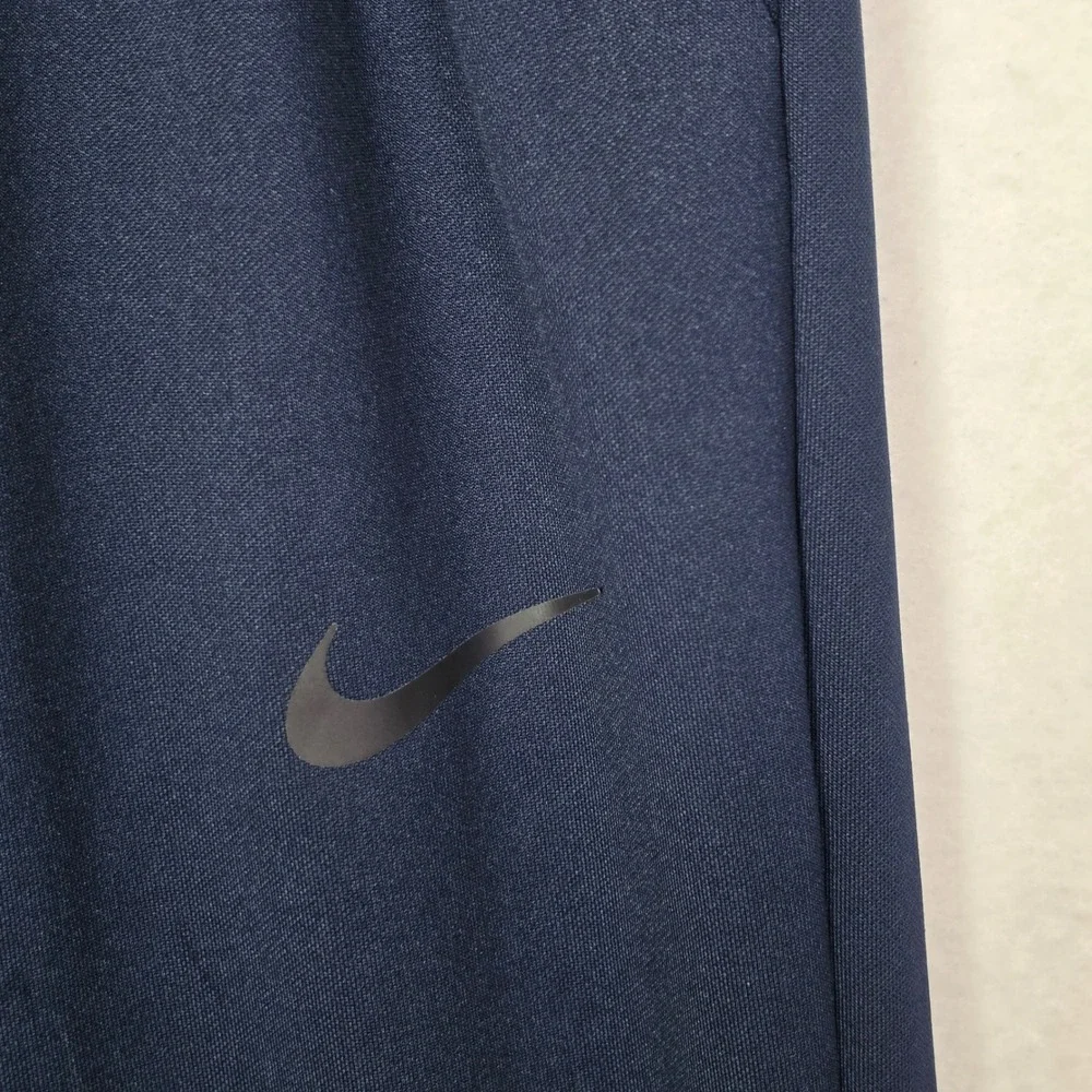 Nike Mens Size Large Navy‎ Dri Fit Training Pants Athletic Gym Workout